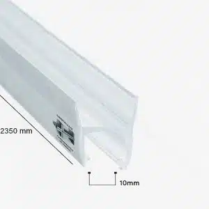 Junta de PVC para cortina de cristal en forma "H"